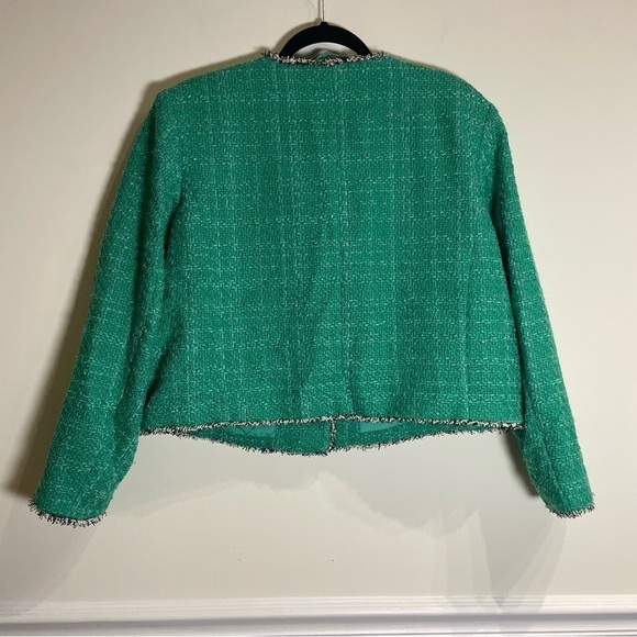 H&M Textured-weave Jacket in Green XL - Picture 9 of 13